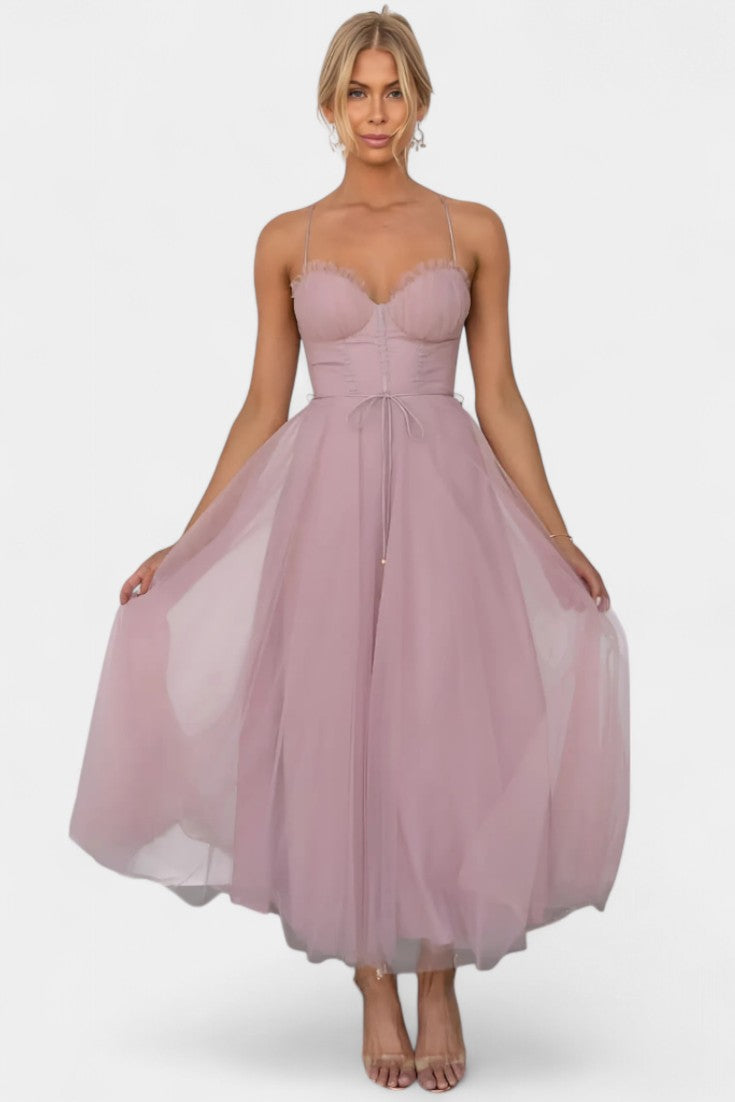 Eileen Robe Midi en Tulle