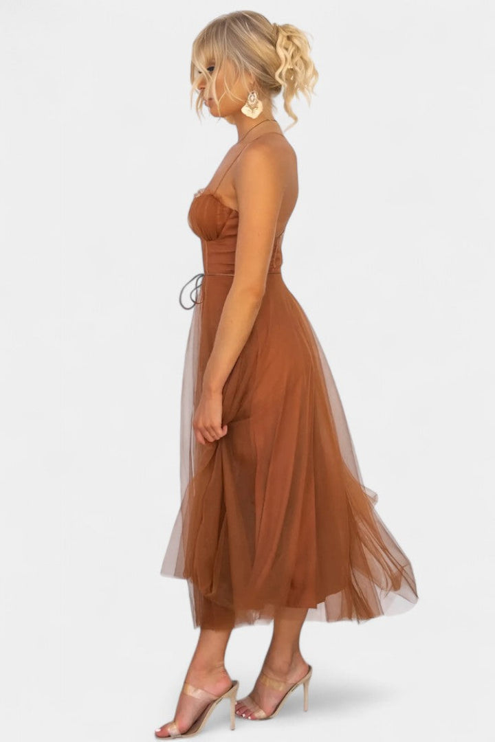 Eileen Robe Midi en Tulle