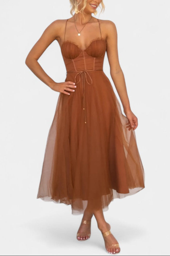 Eileen Robe Midi en Tulle