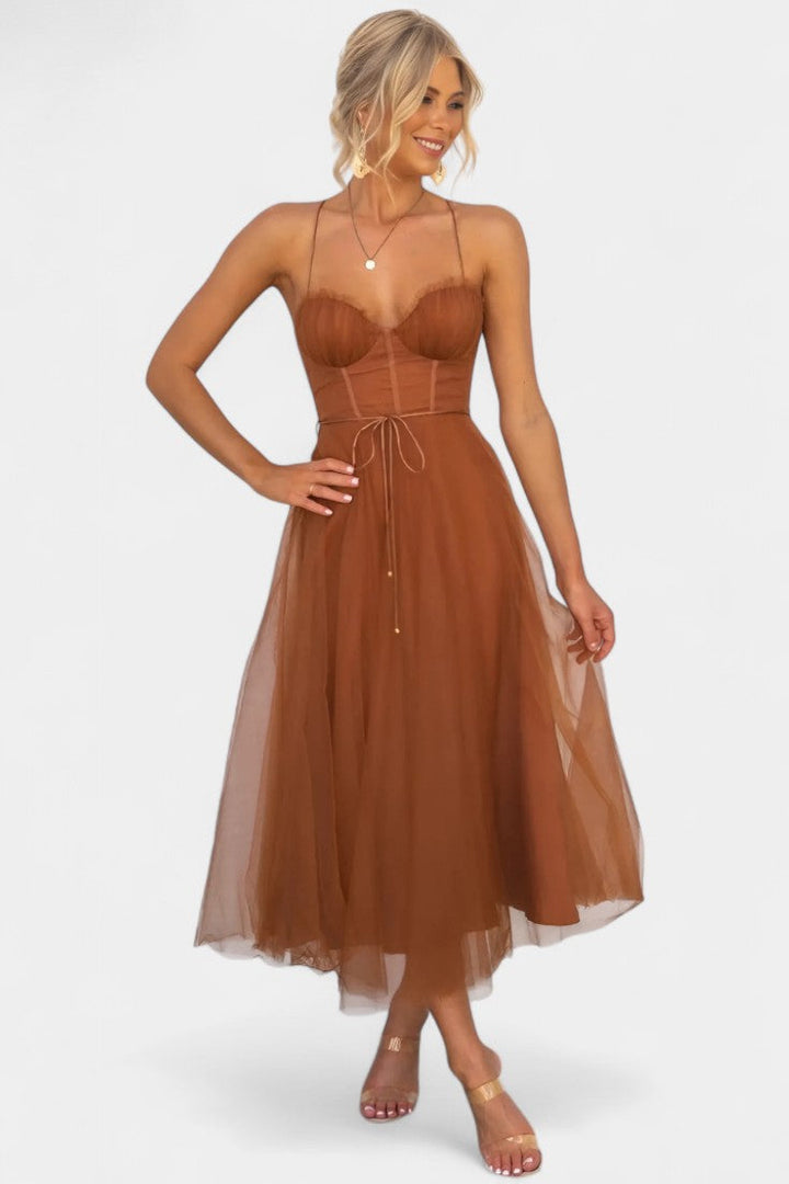 Eileen Robe Midi en Tulle