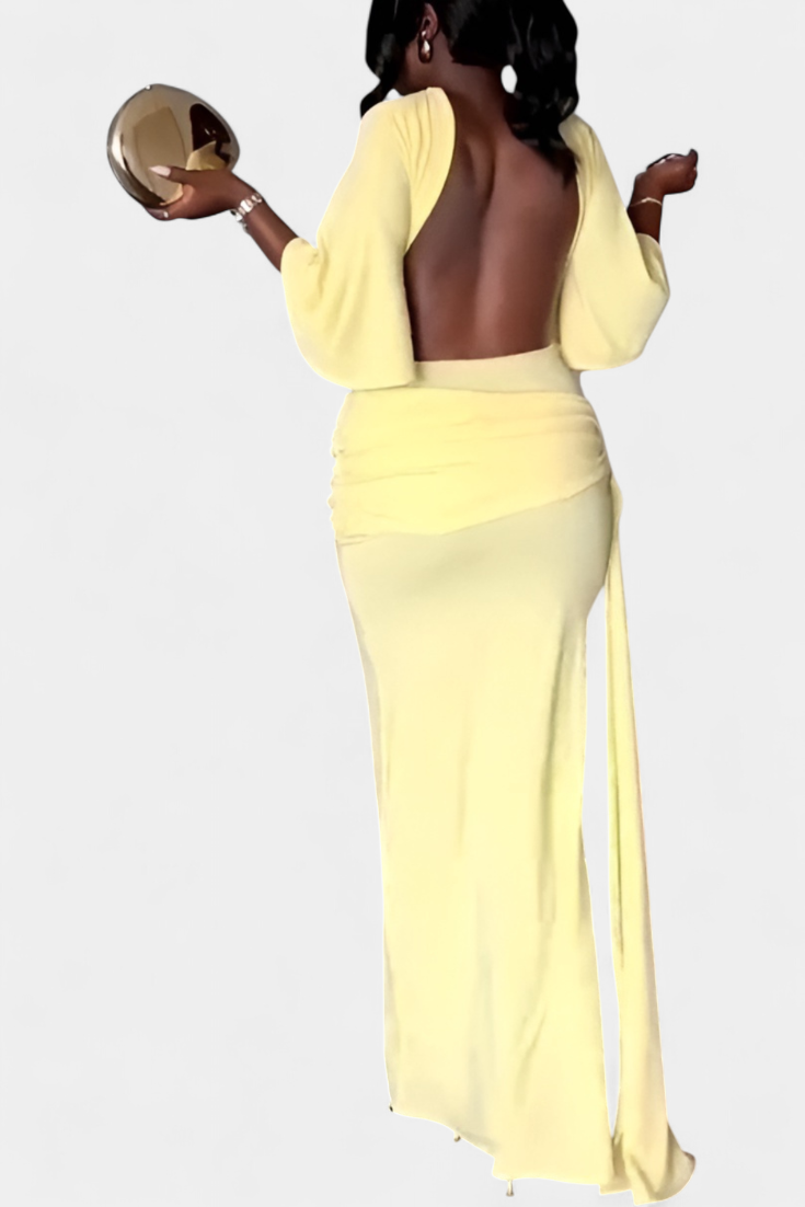 Carlotta Robe Maxi Sans Dos