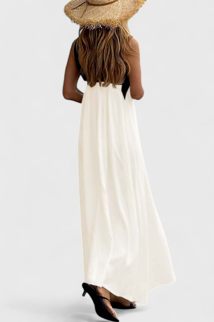 Robe Edith à Col Croisé avec Dos Nu