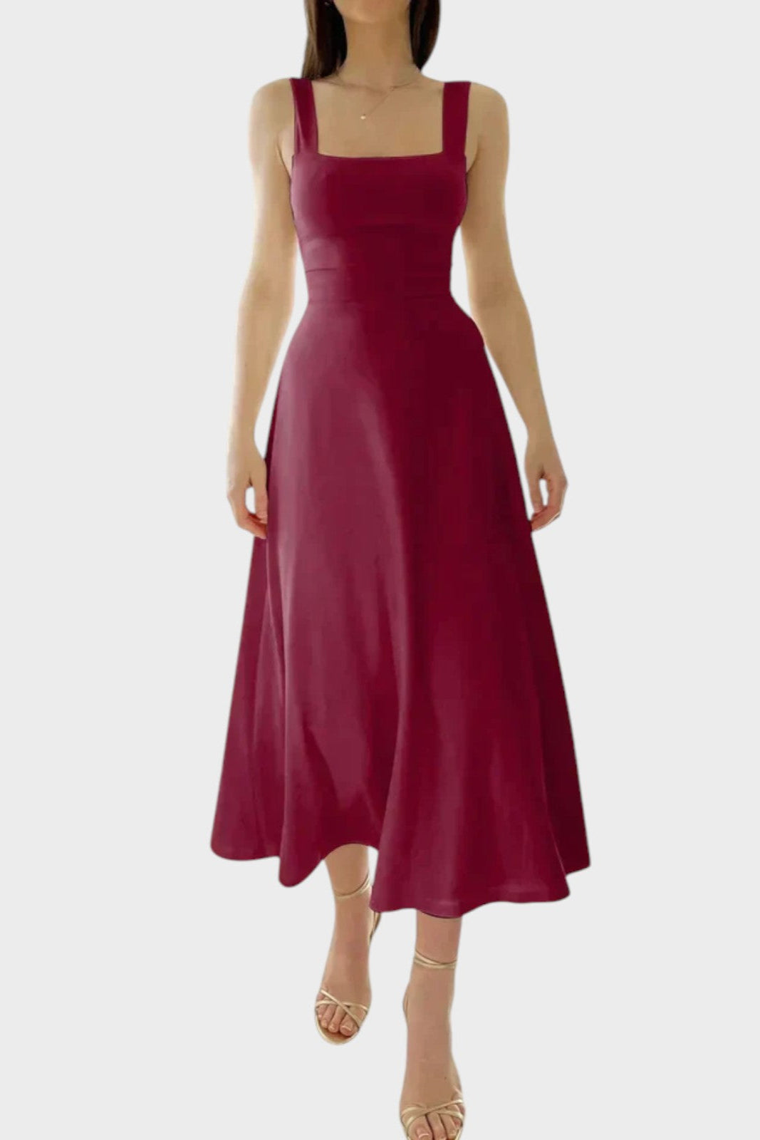Robe Lys à Bretelles Coupe Ajustée