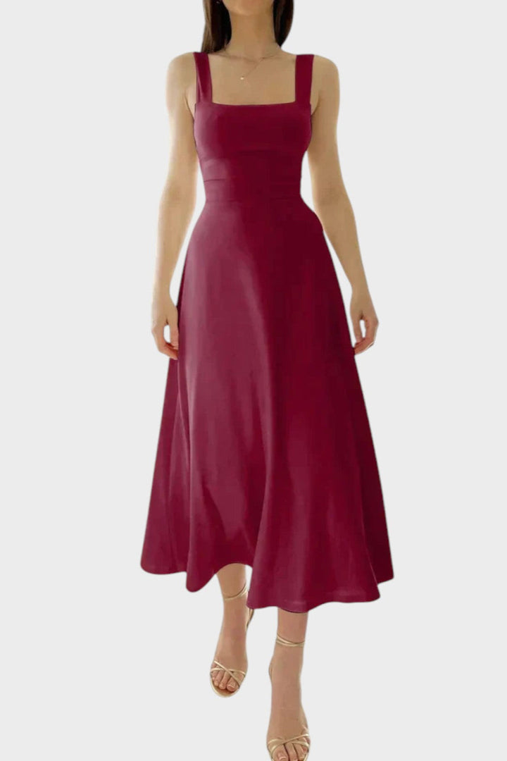 Robe Lys à Bretelles Coupe Ajustée