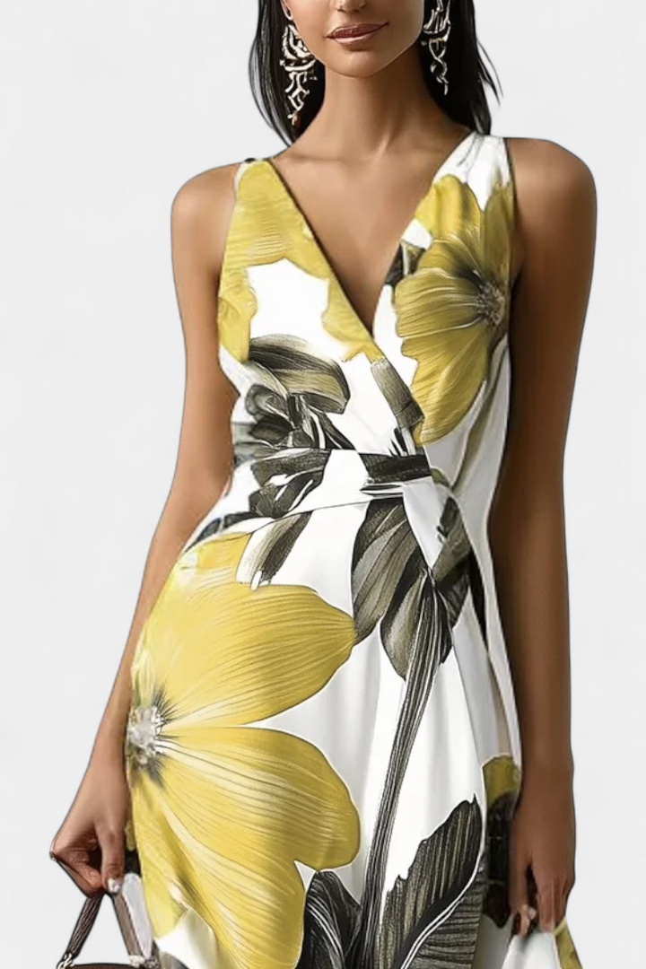 Robe Classique Regina avec Imprimé Floral