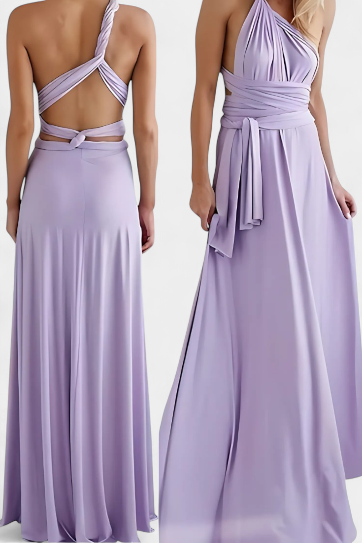 Robe Josephine Enveloppante Élégante et Ajustable