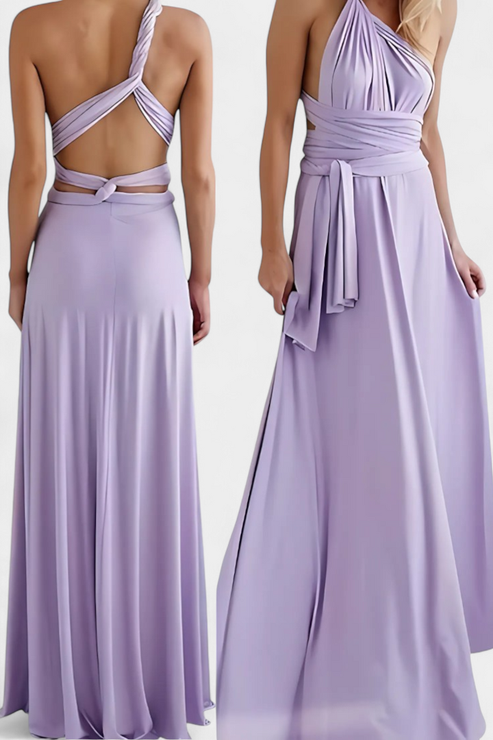 Robe Josephine Enveloppante Élégante et Ajustable
