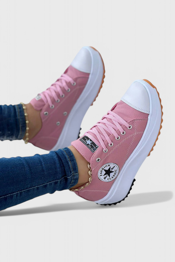 Taya Baskets en Toile Chunky
