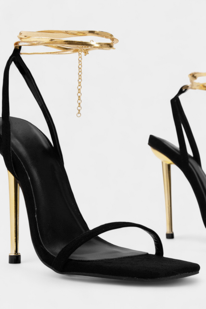 Talons Sky Stiletto Détail Or