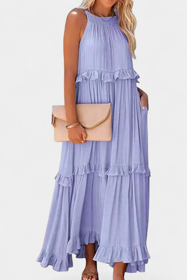 Robe Monica de Confort Intemporel et Fraîcheur Naturelle