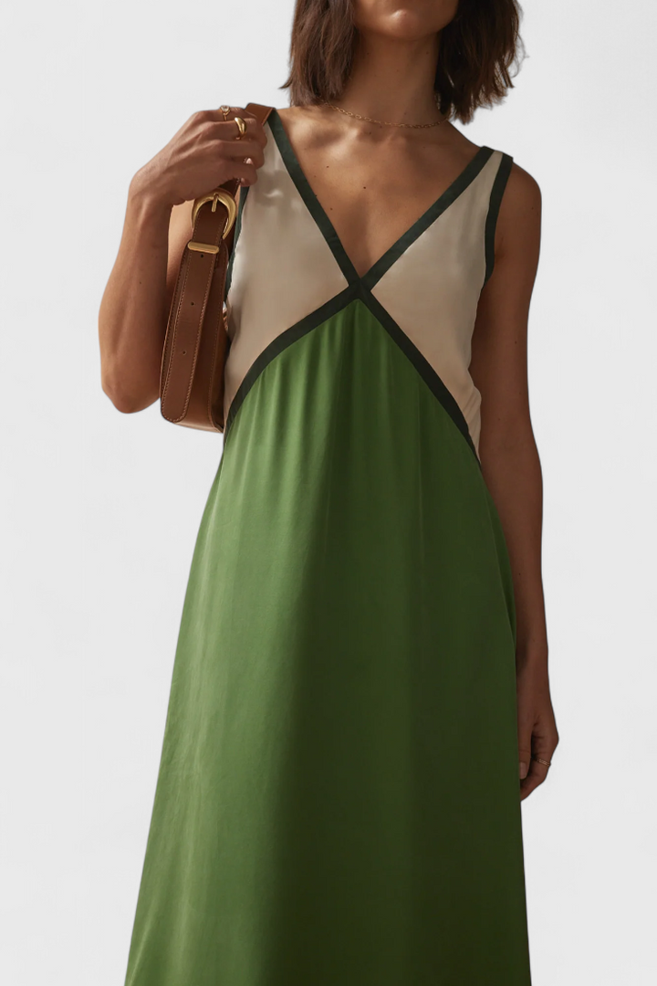Robe Boho d'Été Diamond avec Décolleté en V