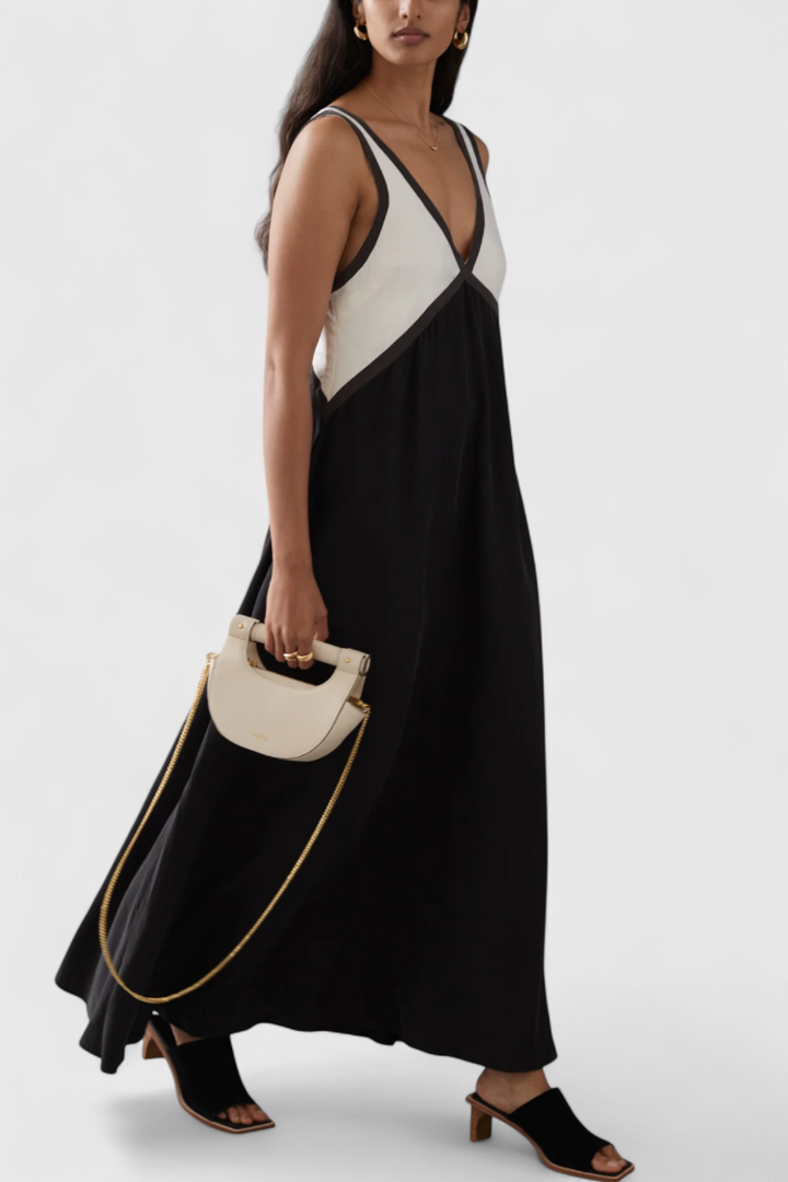 Robe Boho d'Été Diamond avec Décolleté en V
