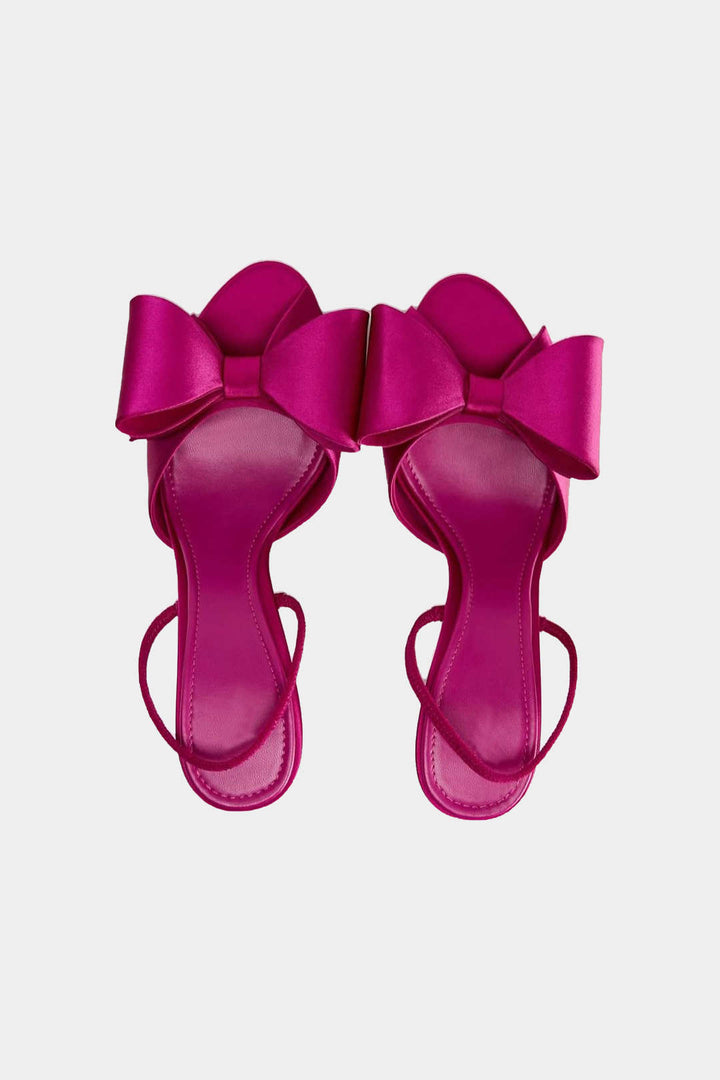Talons Aiguille en Cuir Synthétique