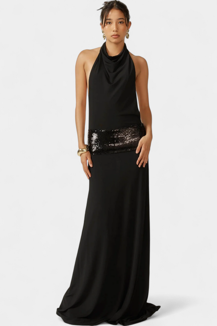 Robe Georgia Halter Élégance Luxe