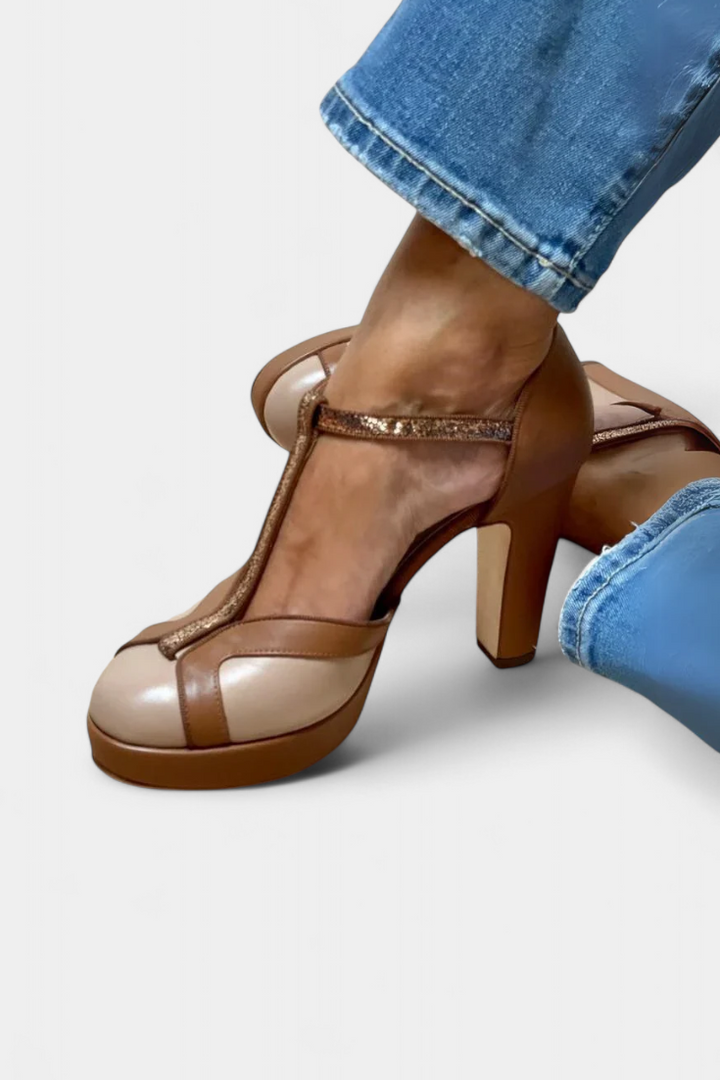 Helena Talons Élégants avec Charme Vintage