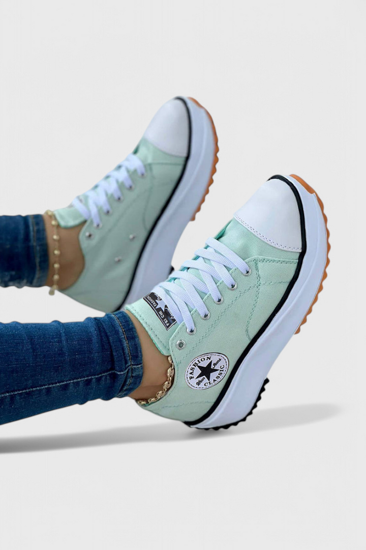 Taya Baskets en Toile Chunky