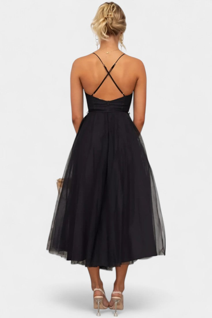 Eileen Robe Midi en Tulle