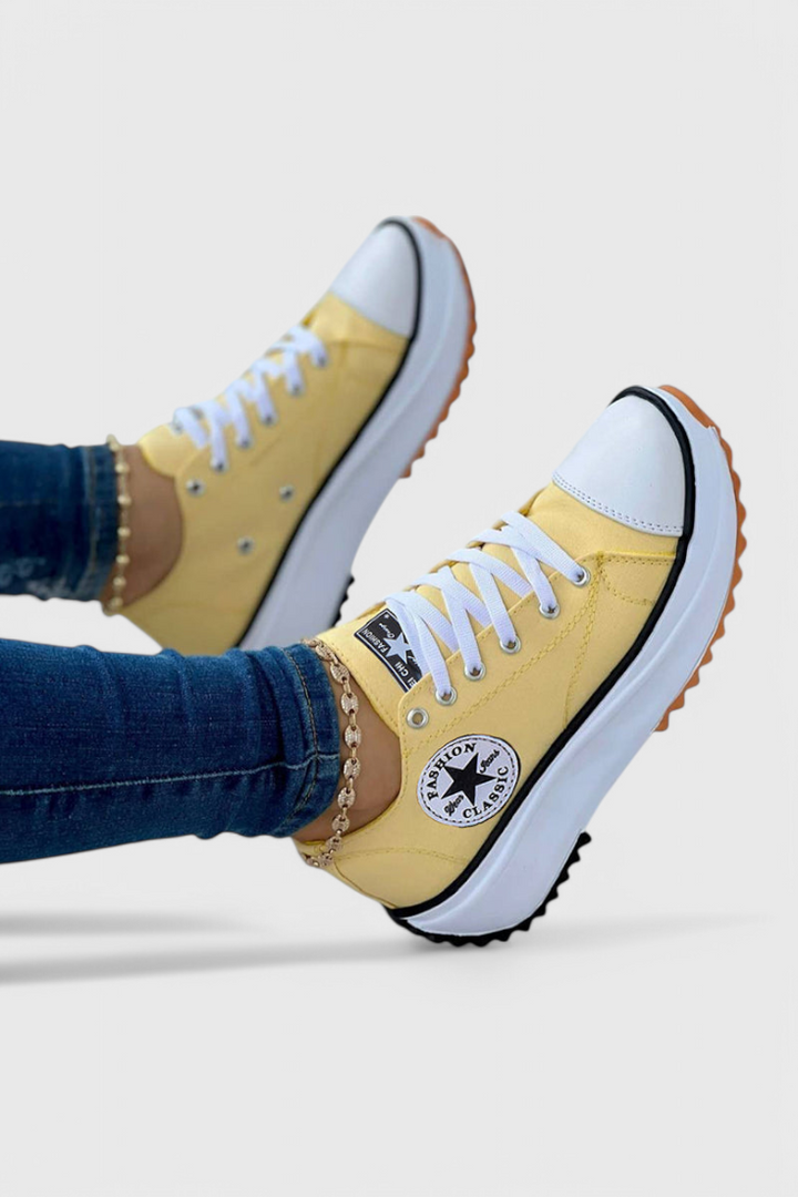 Taya Baskets en Toile Chunky