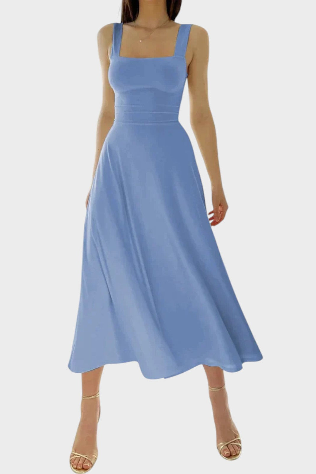Robe Lys à Bretelles Coupe Ajustée