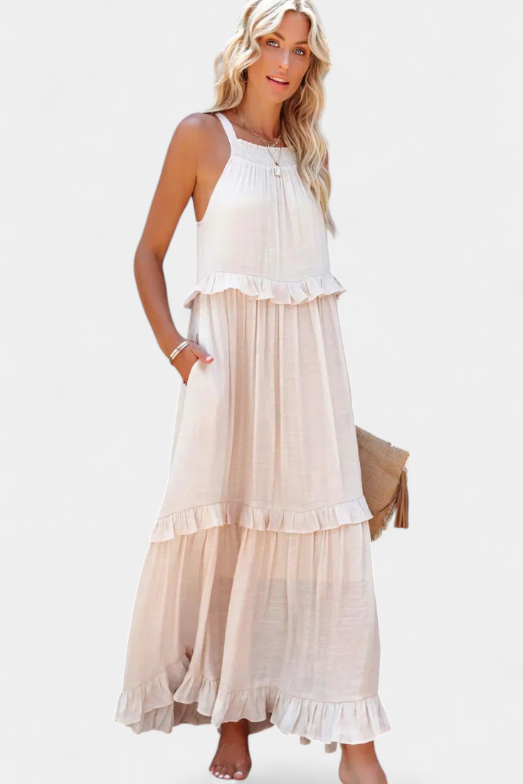 Robe Monica de Confort Intemporel et Fraîcheur Naturelle