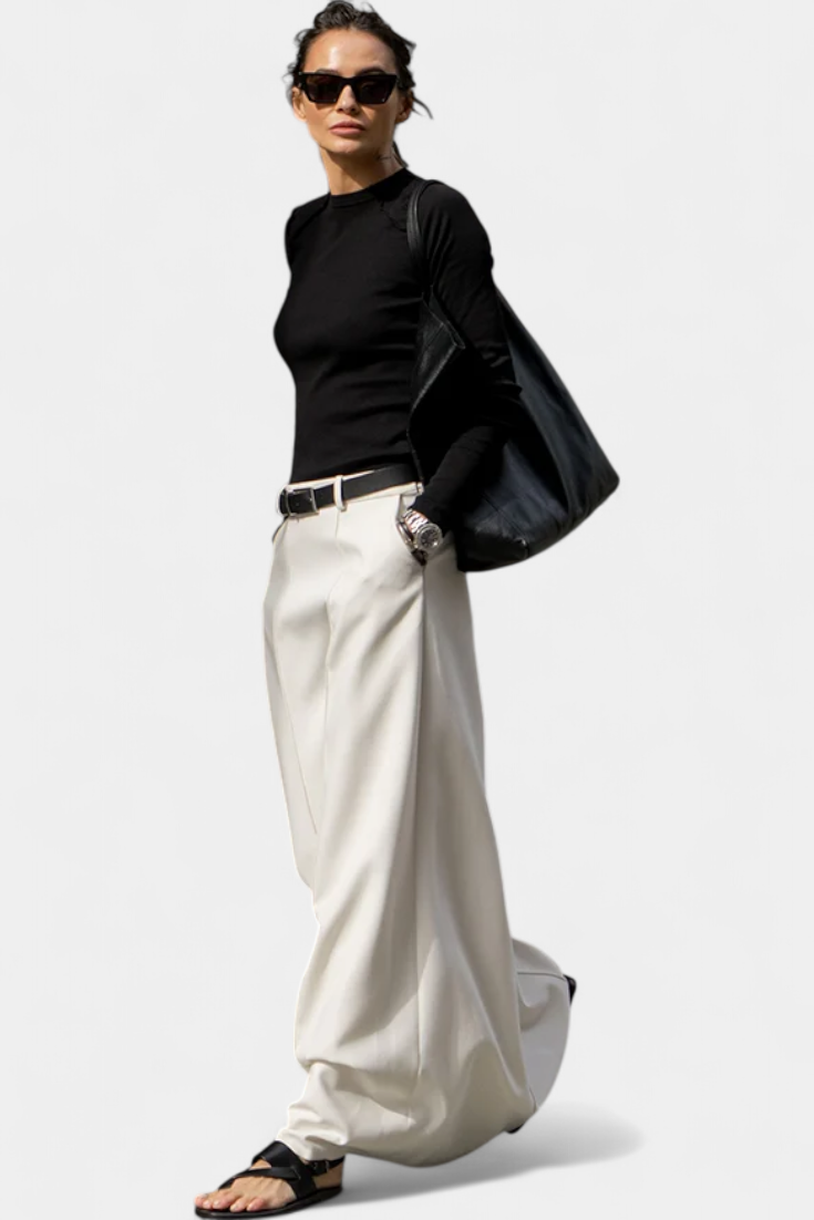 Jupe Ada H-Line Unie avec Style Urbain Moderne