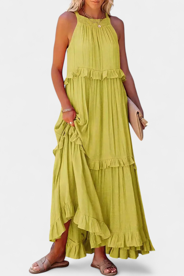Robe Monica de Confort Intemporel et Fraîcheur Naturelle