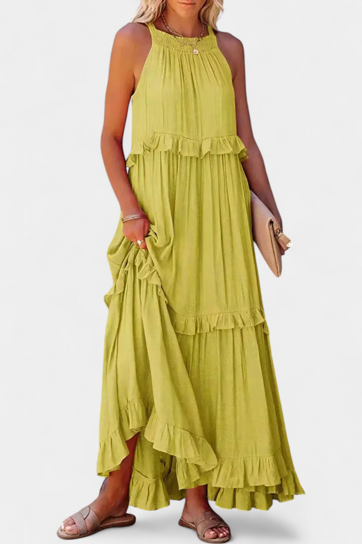 Robe Monica de Confort Intemporel et Fraîcheur Naturelle
