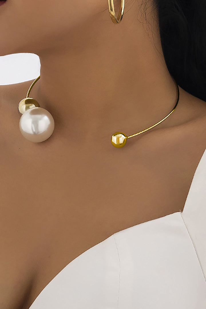 Colliers en Perles Métalliques