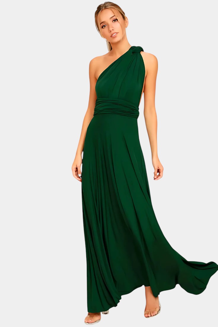 Robe Josephine Enveloppante Élégante et Ajustable