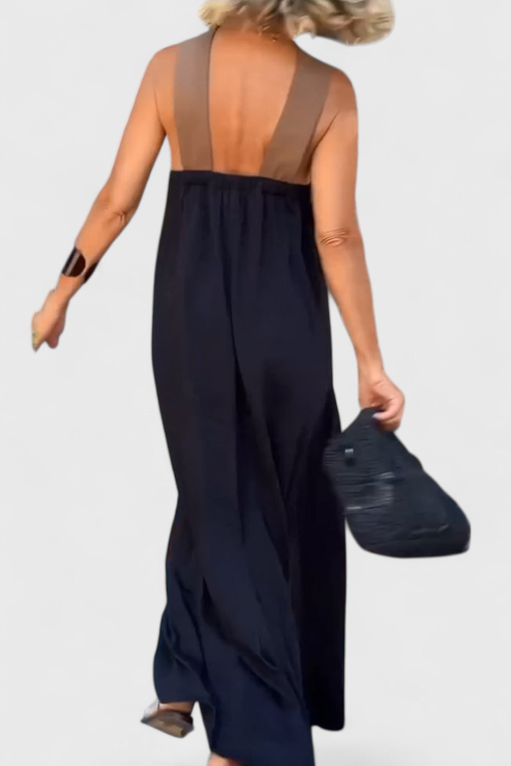 Robe Edith à Col Croisé avec Dos Nu