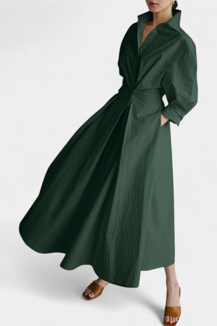 Robe Maxi à Manches Longues Miriam