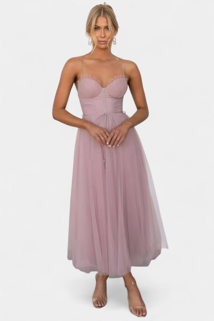 Eileen Robe Midi en Tulle