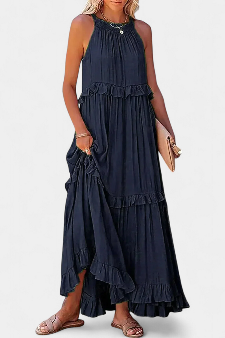 Robe Monica de Confort Intemporel et Fraîcheur Naturelle