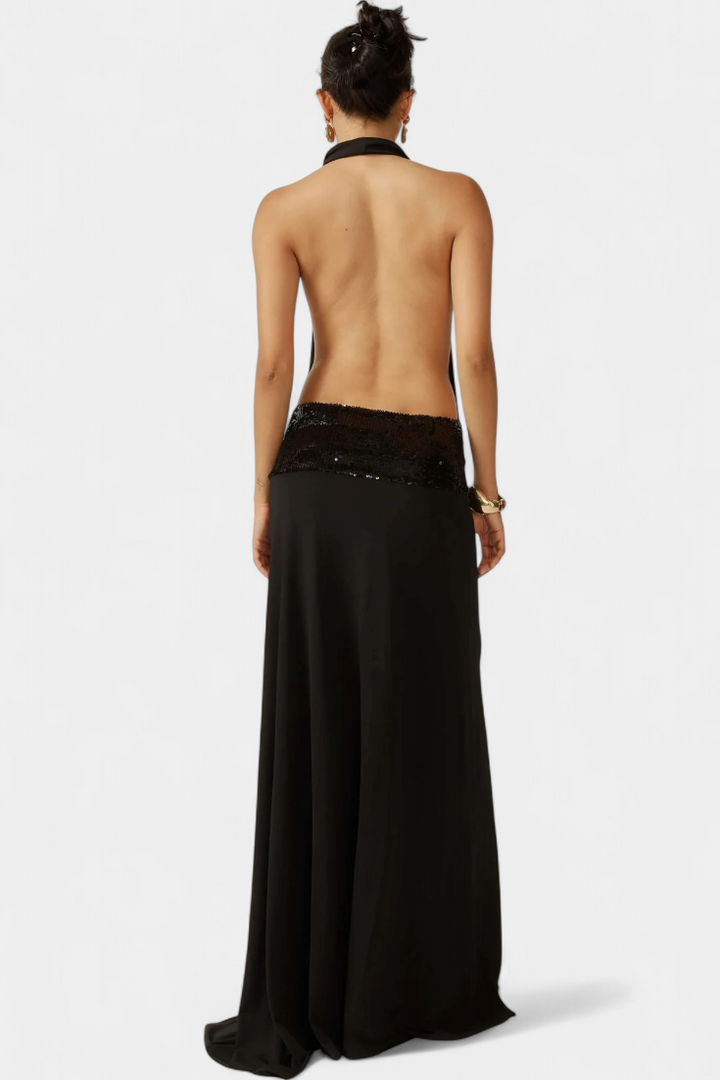 Robe Georgia Halter Élégance Luxe