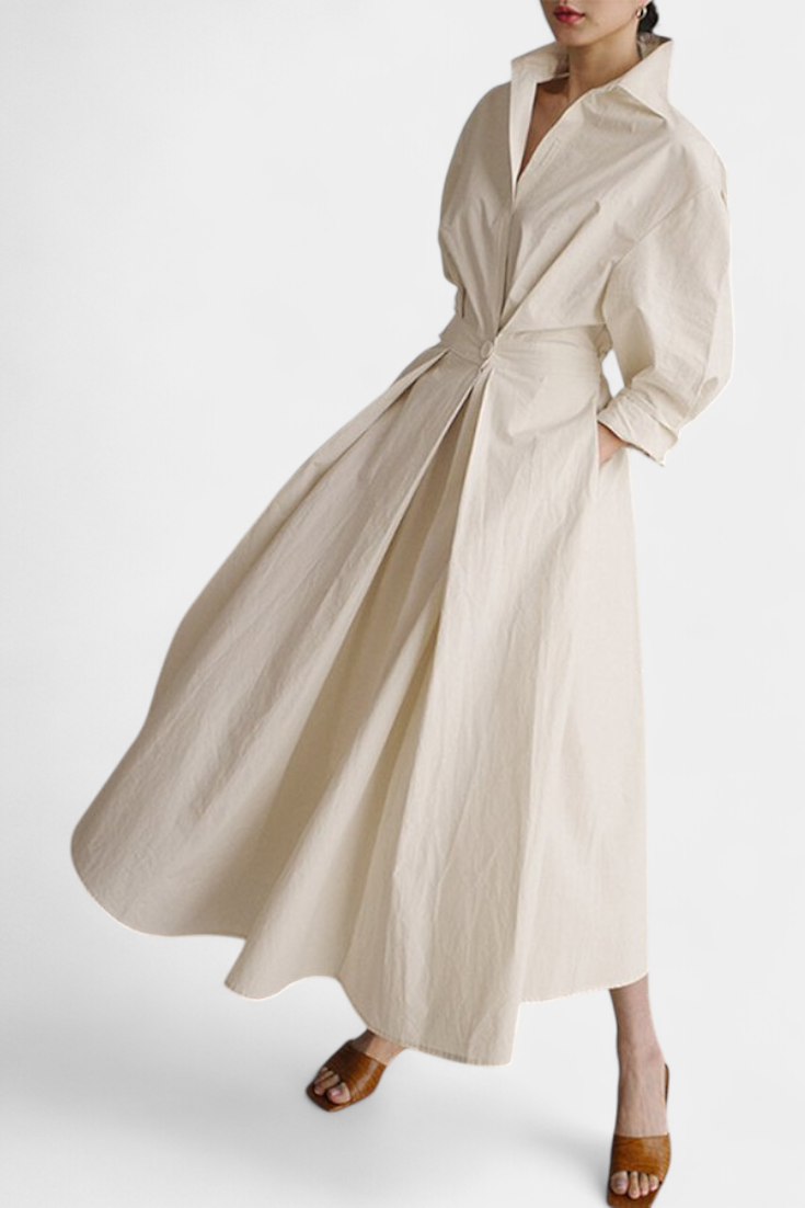 Robe Maxi à Manches Longues Miriam