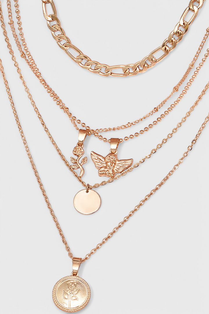 Collier Capa de Rose et Ange