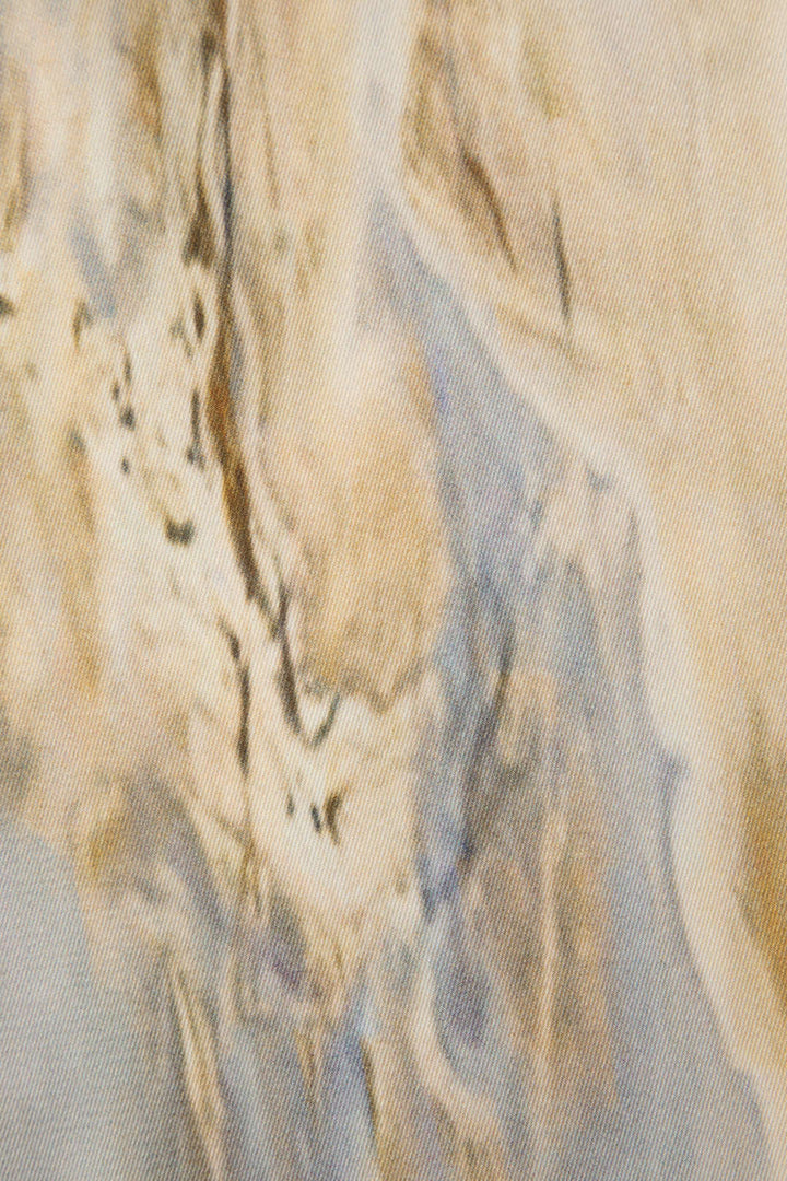 Inna Pantalons Droits Taille Haute avec Imprimé Marbre