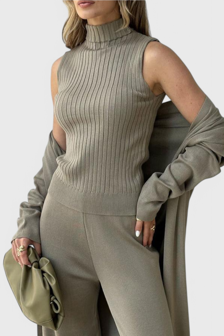 Ensemble Mahalia en Tricot de 3 Pièces