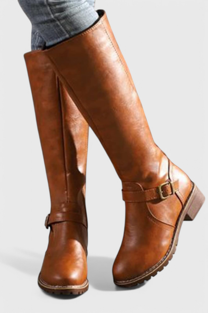 Bottes d'Équitation Classiques Sienna jusqu'au Genou