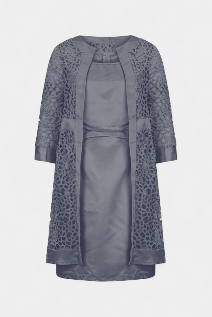 Freya Ensemble de Robe à Deux Pièces avec Dentelle