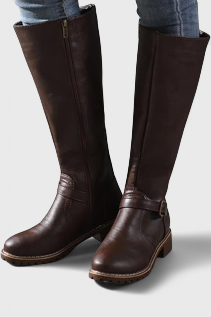 Bottes d'Équitation Classiques Sienna jusqu'au Genou