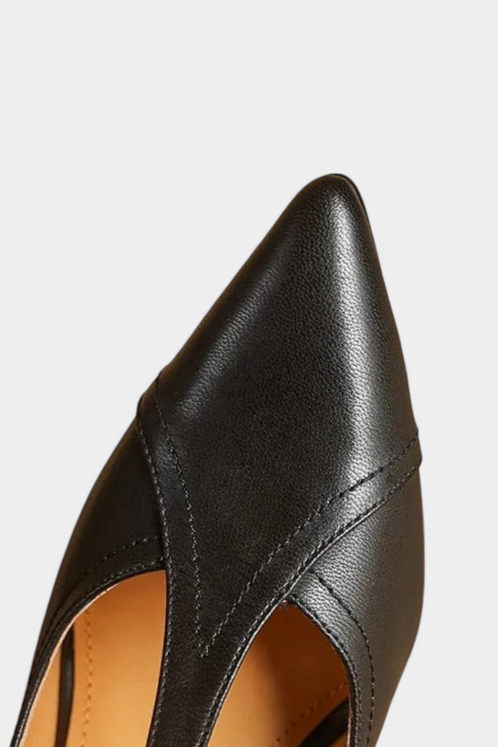 Zulema Talons T-Bar Élégants avec Fini Lisse