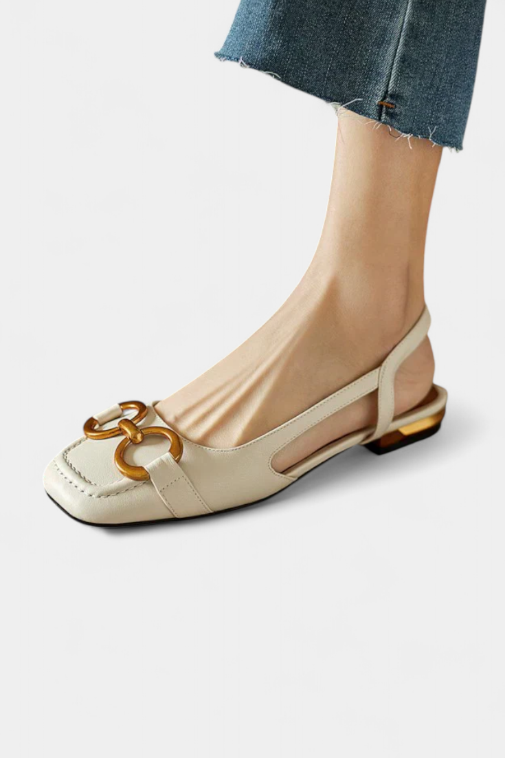Alma Mocasines Slingback à Bout Carré