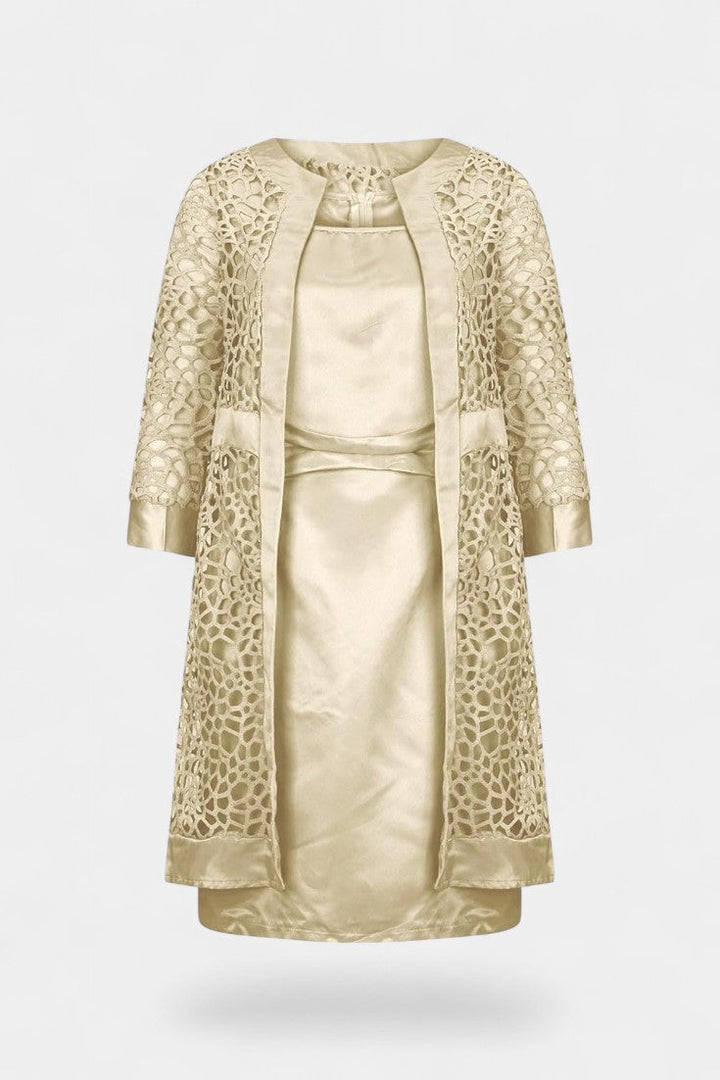 Freya Ensemble de Robe à Deux Pièces avec Dentelle