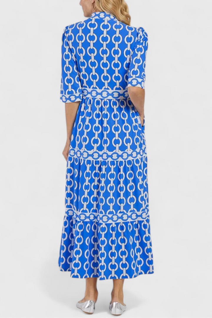 Robe Midi Casilda avec Imprimé de Chaînes