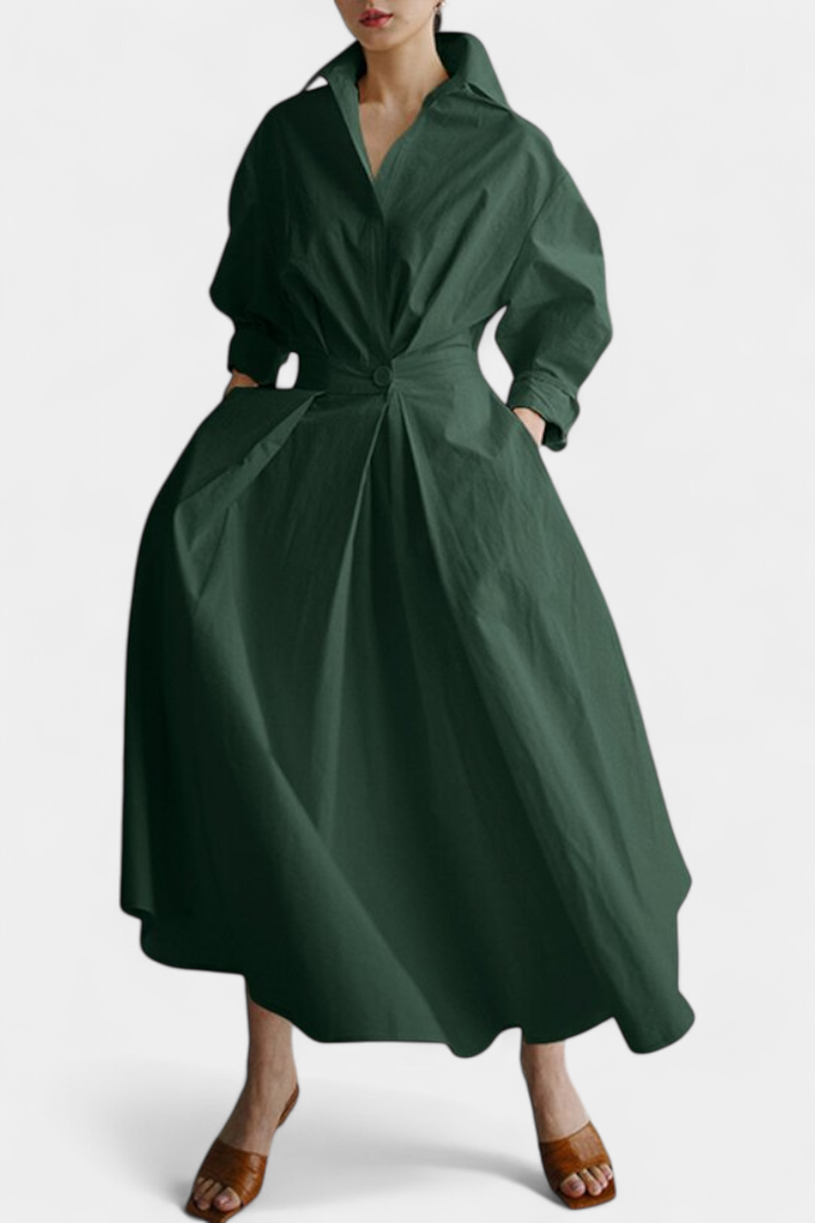 Robe Maxi à Manches Longues Miriam