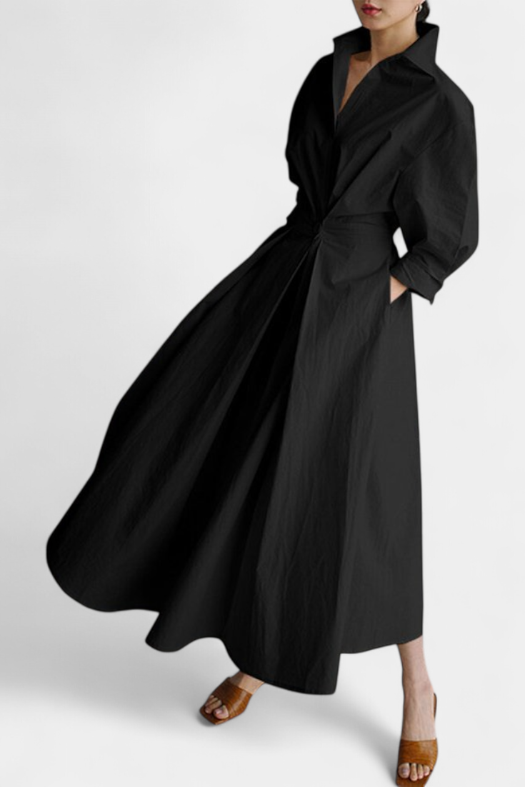 Robe Maxi à Manches Longues Miriam
