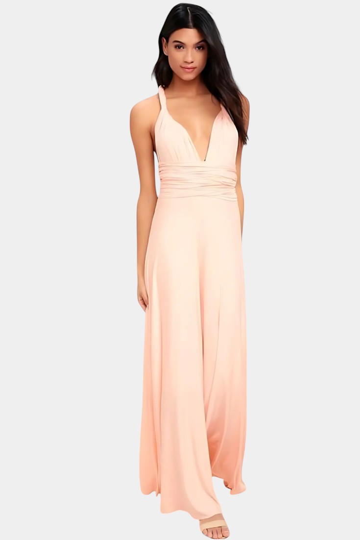 Robe Josephine Enveloppante Élégante et Ajustable