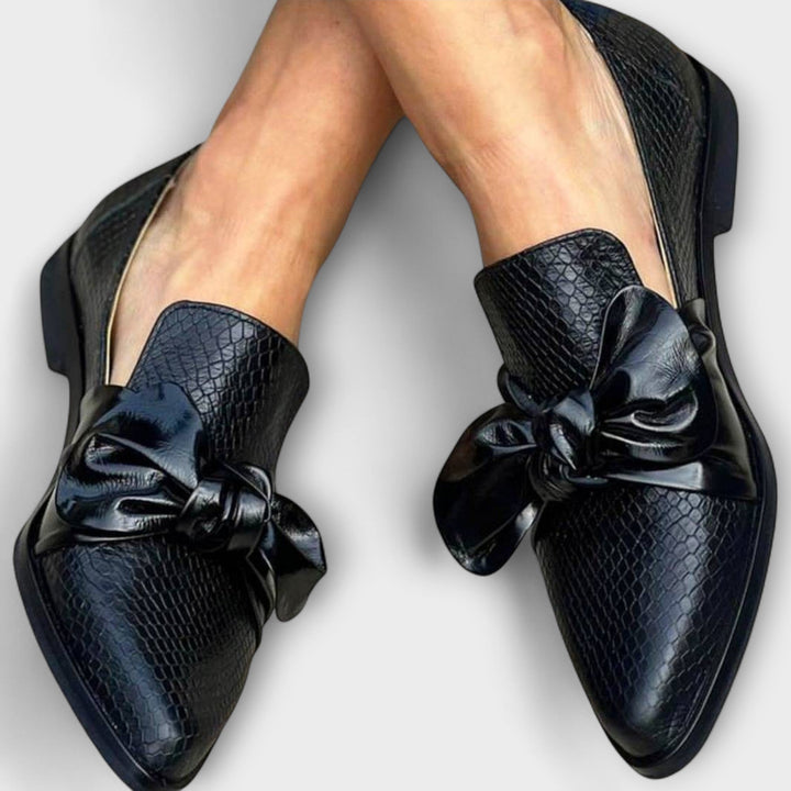 Mocassins Élégants Claudia avec Nœud Décoratif