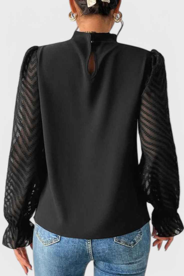 Helga Blouse à Manches Longues Nautique